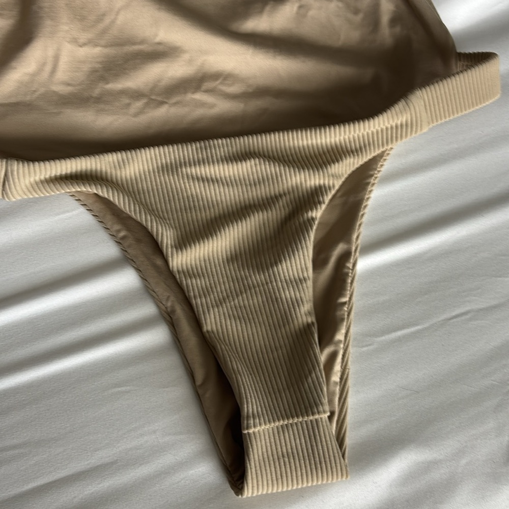 NWT Frankies Bikinis Victoria One Piece *TAN* - Picture 7 of 10